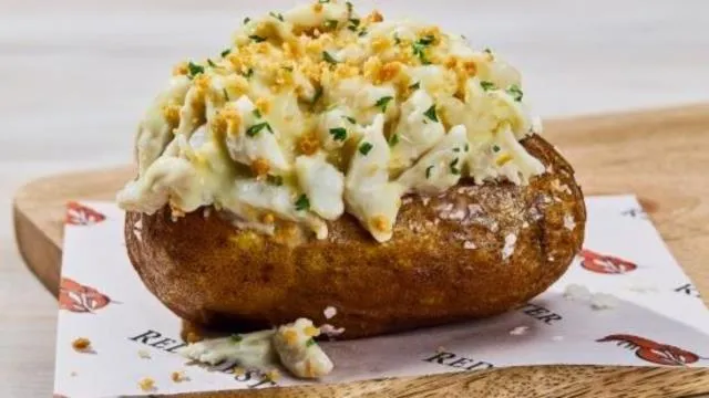 Crab-Topped Baked Potato