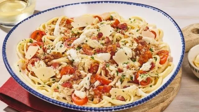 Crab Carbonara