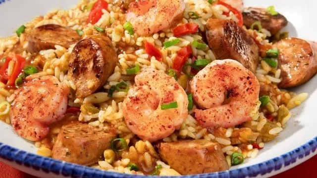 New! Shrimp & Sausage Jambalaya